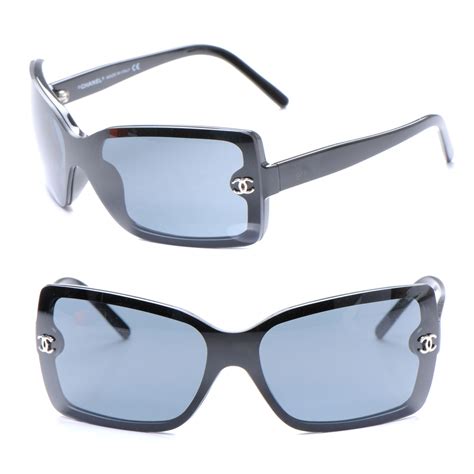 sunglasses of chanel|Chanel sunglasses with clear sides.